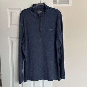 Vineyard Vines Men's Blue Quarter Zip Like New